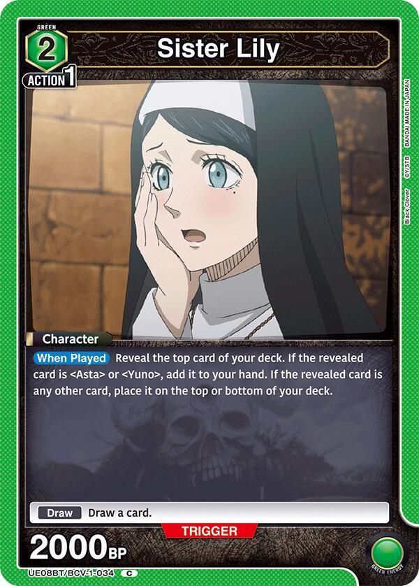 Sister Lily (UE08BT/BCV-1-034) [UE08BT: Black Clover]