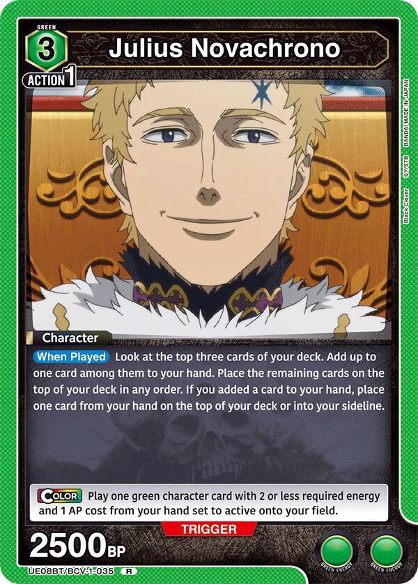 Julius Novachrono (035) (UE08BT/BCV-1-035) [UE08BT: Black Clover]