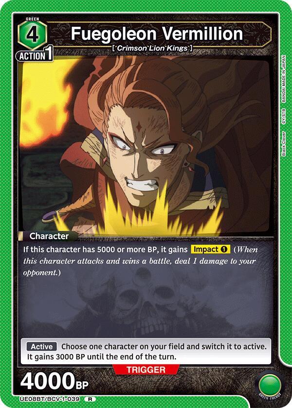 Fuegoleon Vermillion (UE08BT/BCV-1-039) [UE08BT: Black Clover]