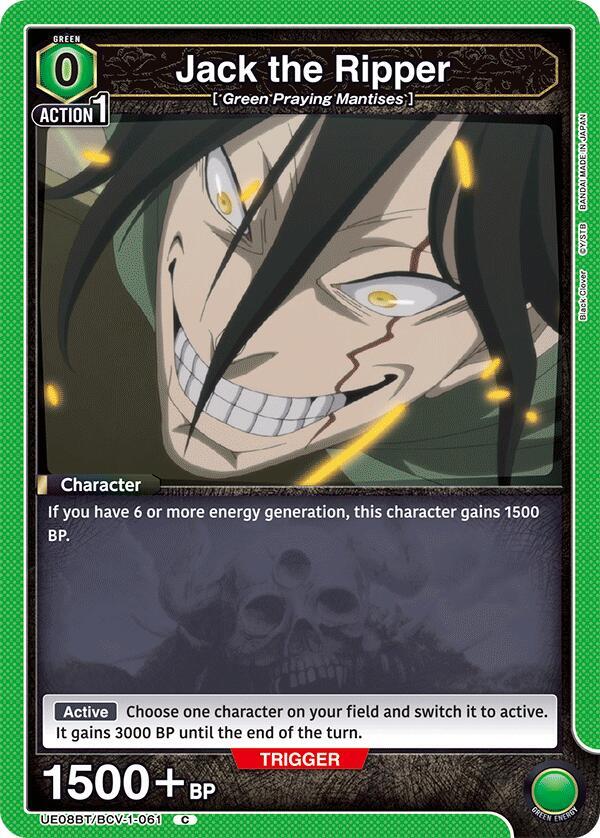 Jack the Ripper (UE08BT/BCV-1-061) [UE08BT: Black Clover]