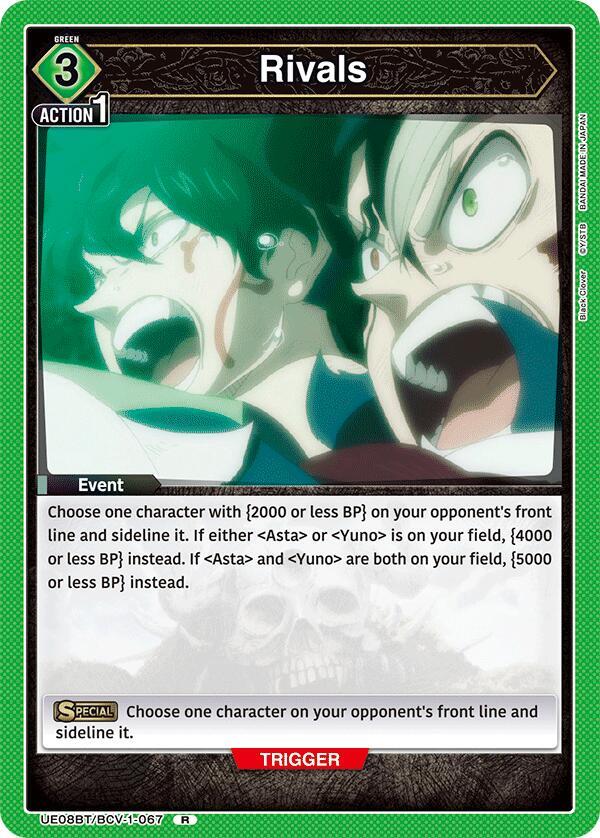 Rivals (UE08BT/BCV-1-067) [UE08BT: Black Clover]