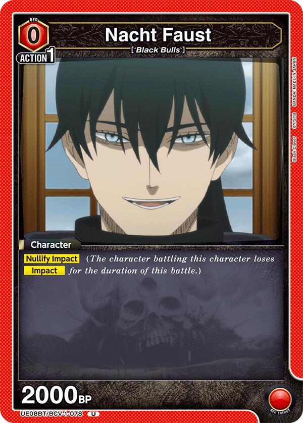 Nacht Faust (078) (UE08BT/BCV-1-078) [UE08BT: Black Clover]