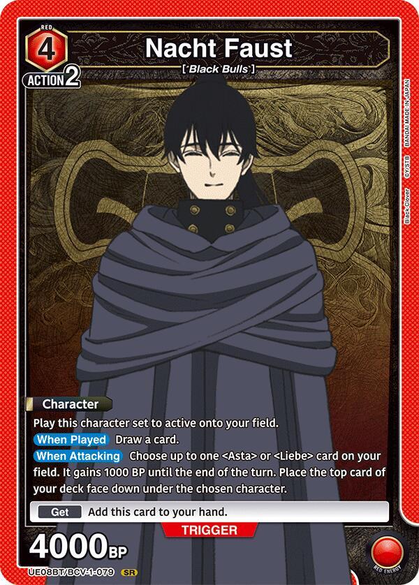 Nacht Faust (079) (UE08BT/BCV-1-079) [UE08BT: Black Clover]