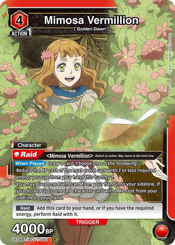 Mimosa Vermillion (093) (UE08BT/BCV-1-093) [UE08BT: Black Clover]