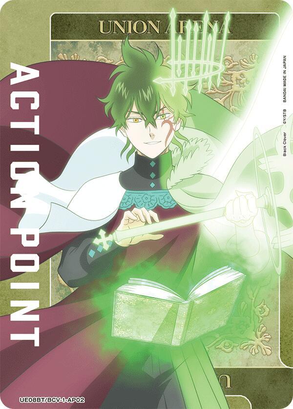 Action Point Card (AP02) (UE08BT/BCV-1-AP02) [UE08BT: Black Clover]