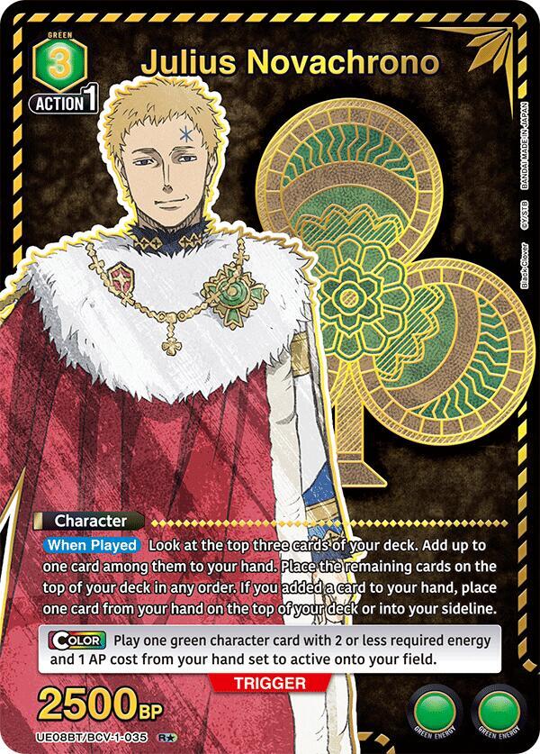 Julius Novachrono (035) (R*) (UE08BT/BCV-1-035) [UE08BT: Black Clover]