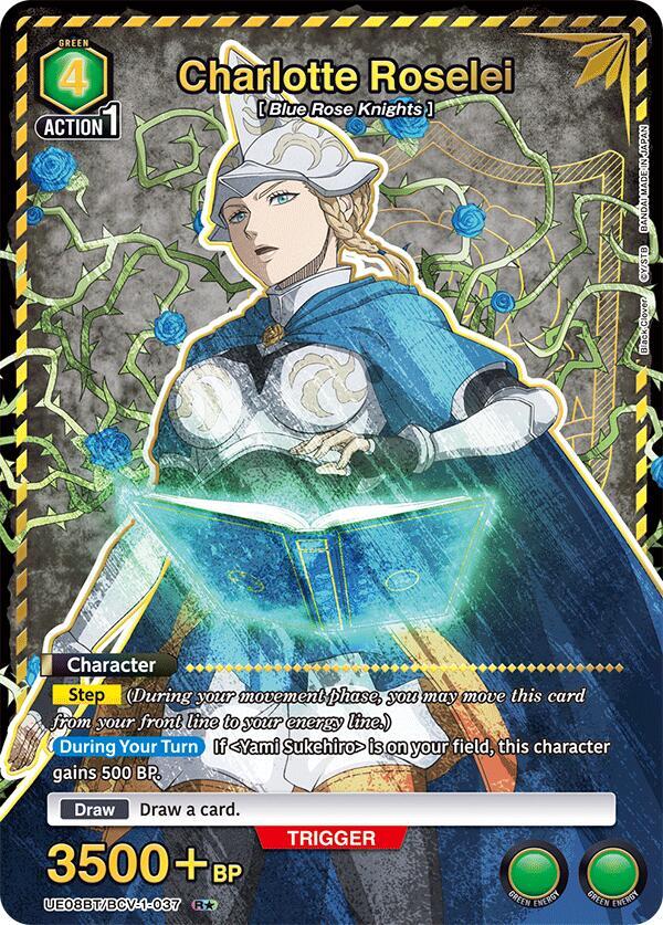 Charlotte Roselei (R*) (UE08BT/BCV-1-037) [UE08BT: Black Clover]