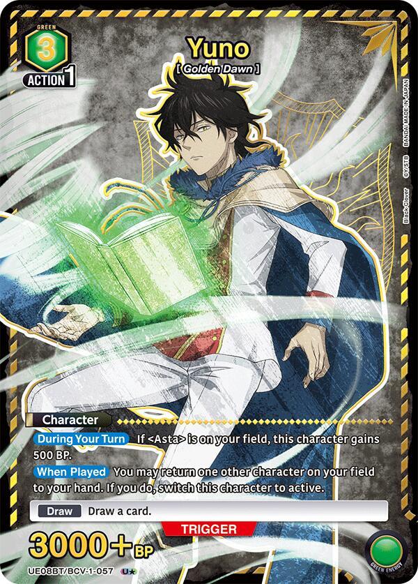 Yuno (057) (U*) (UE08BT/BCV-1-057) [UE08BT: Black Clover]