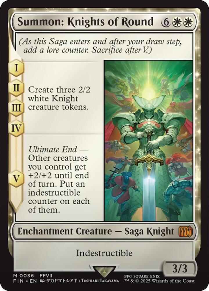 Summon: Knights of Round [FINAL FANTASY]