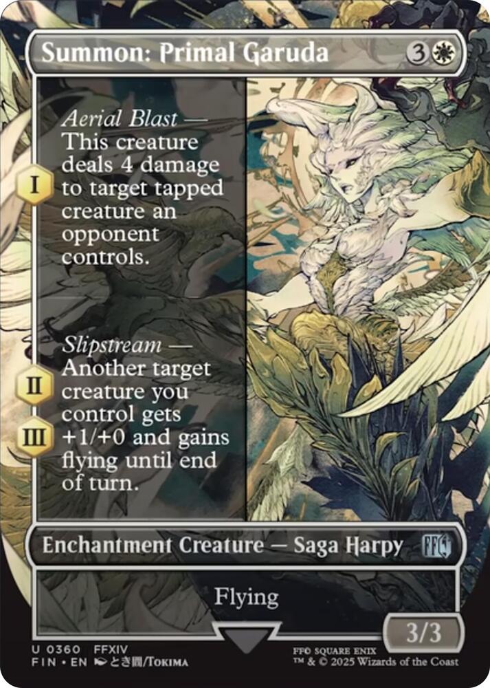 Summon: Primal Garuda (Borderless) [FINAL FANTASY]