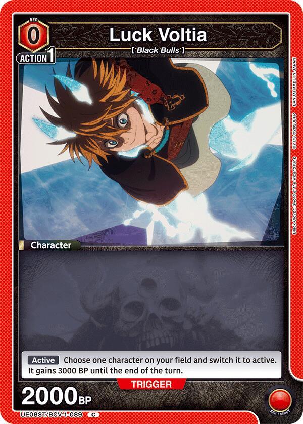 Luck Voltia (UE08ST/BCV-1-089) [UE08ST: Black Clover Starter Deck]