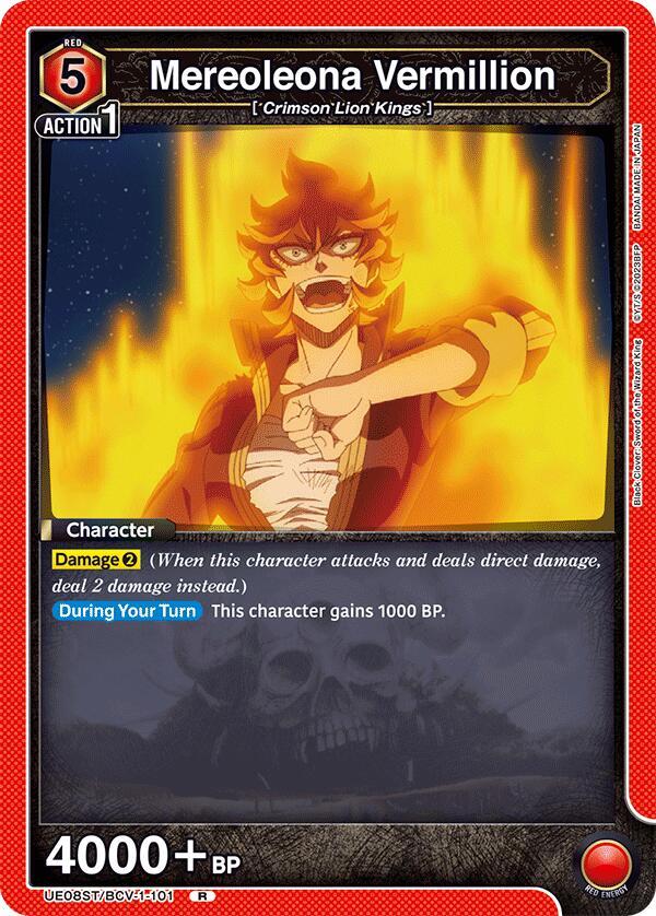 Mereoleona Vermillion (UE08ST/BCV-1-101) [UE08ST: Black Clover Starter Deck]