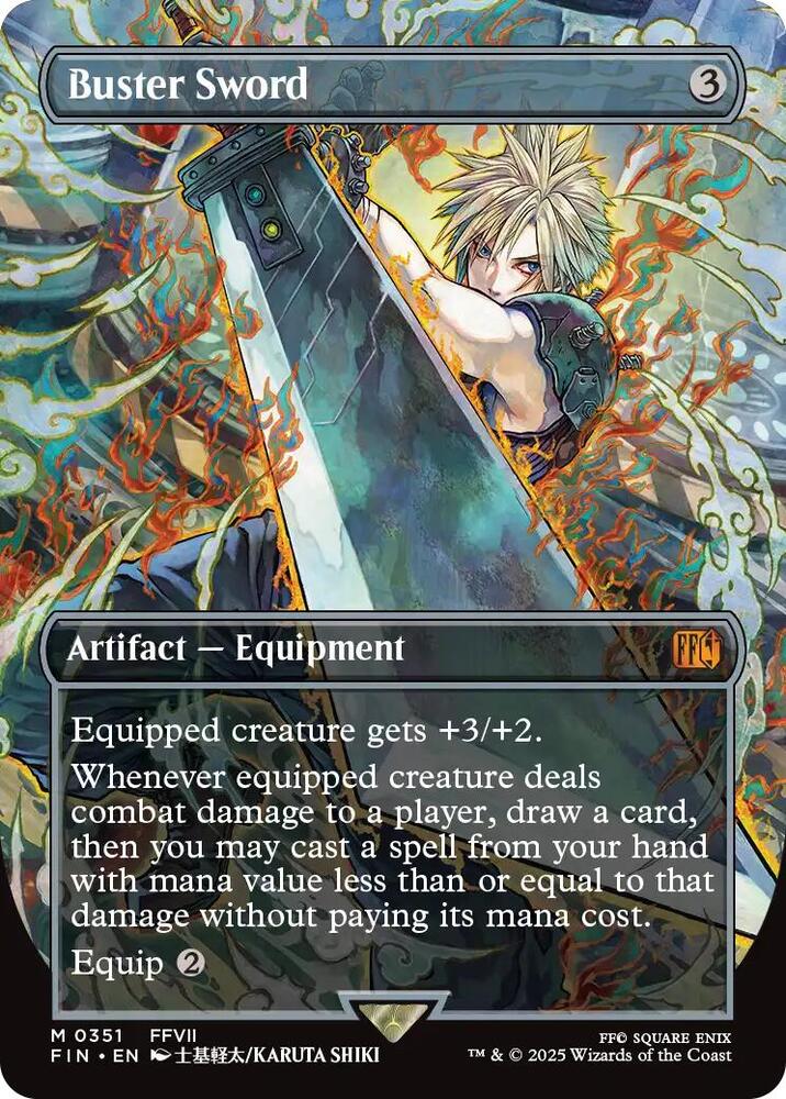 Buster Sword (Borderless) [FINAL FANTASY]