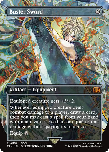 Buster Sword (Borderless) [FINAL FANTASY]