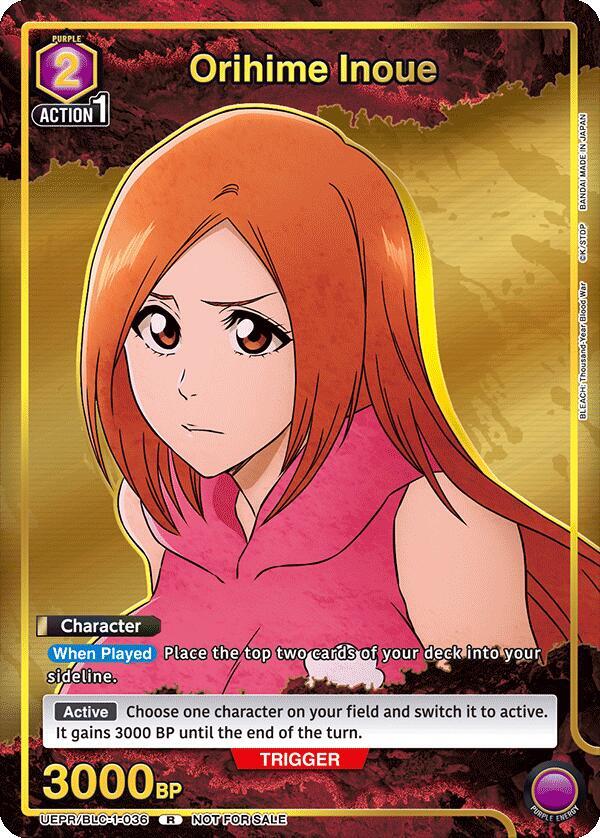 Orihime Inoue (Gold) (UEPR/BLC-1-036) [Union Arena Promotion Cards]