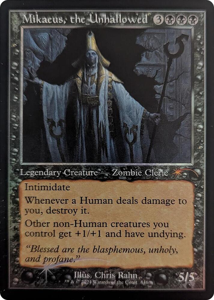 Mikaeus, the Unhallowed (Retro Frame) [Secret Lair Drop Series]