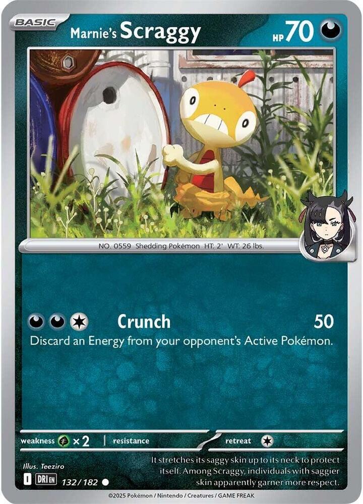 Marnie's Scraggy (132/182) [Scarlet & Violet: Destined Rivals]