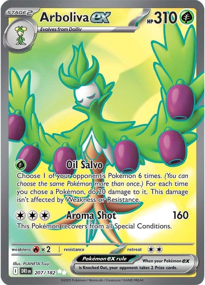 Arboliva ex (207/182) [Scarlet & Violet: Destined Rivals]