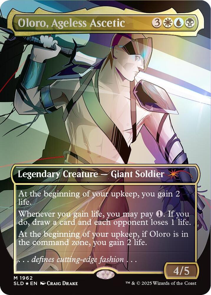 Oloro, Ageless Ascetic (Rainbow Foil) [Secret Lair Drop Series]
