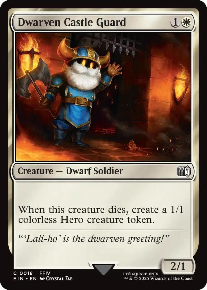 Dwarven Castle Guard [FINAL FANTASY]