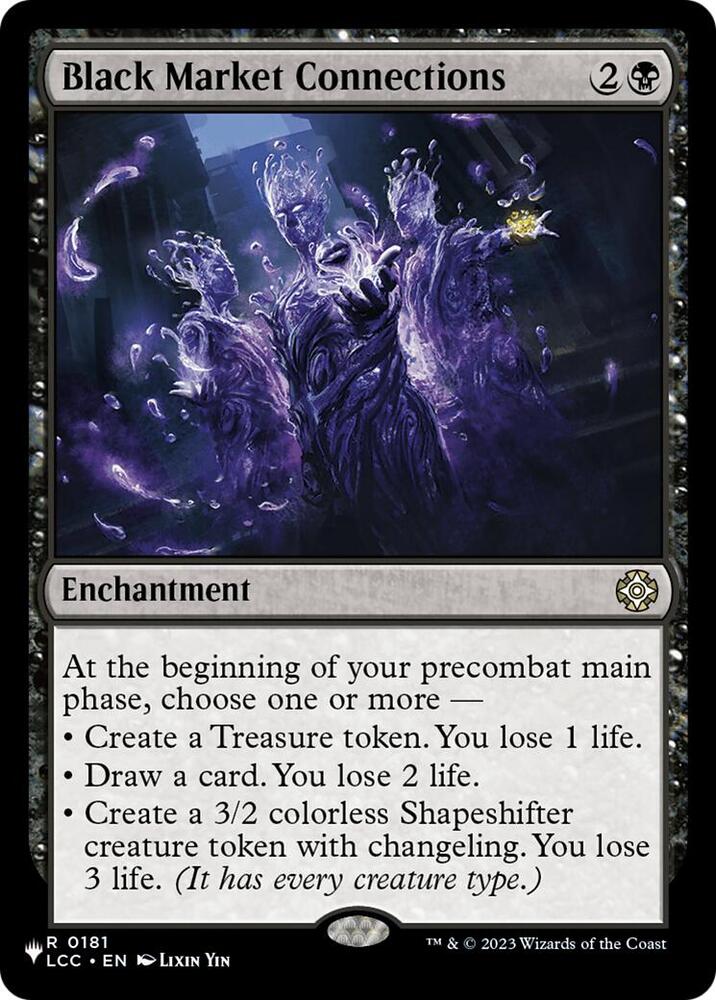Black Market Connections [The List]