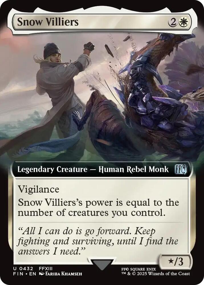 Snow Villiers (Extended Art) [FINAL FANTASY]