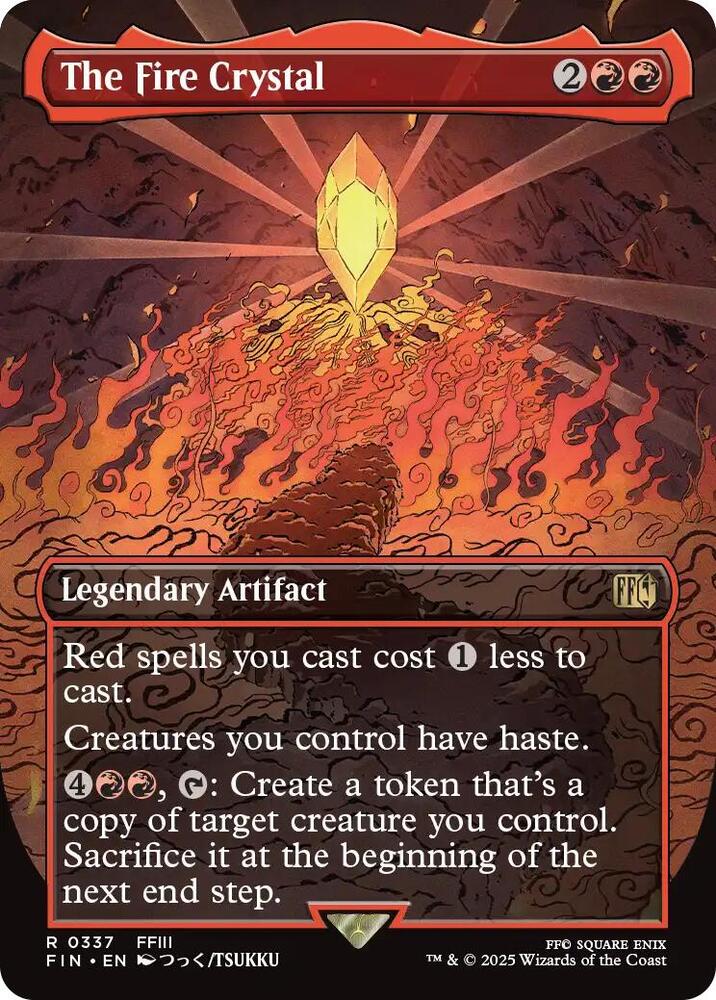 The Fire Crystal (Borderless) [FINAL FANTASY]