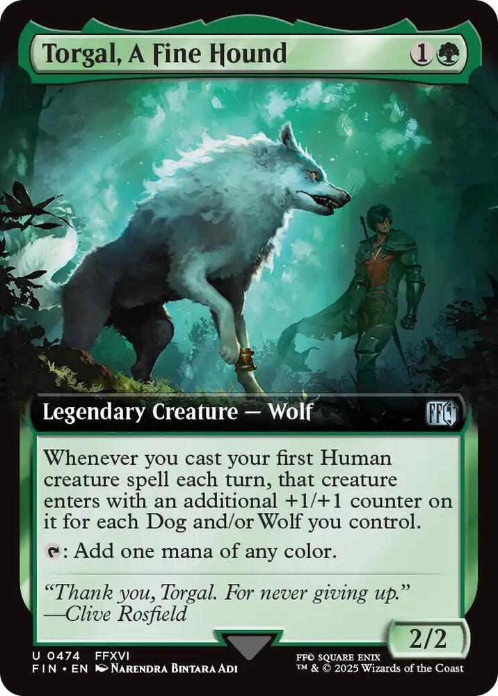 Torgal, A Fine Hound (Extended Art) [FINAL FANTASY]