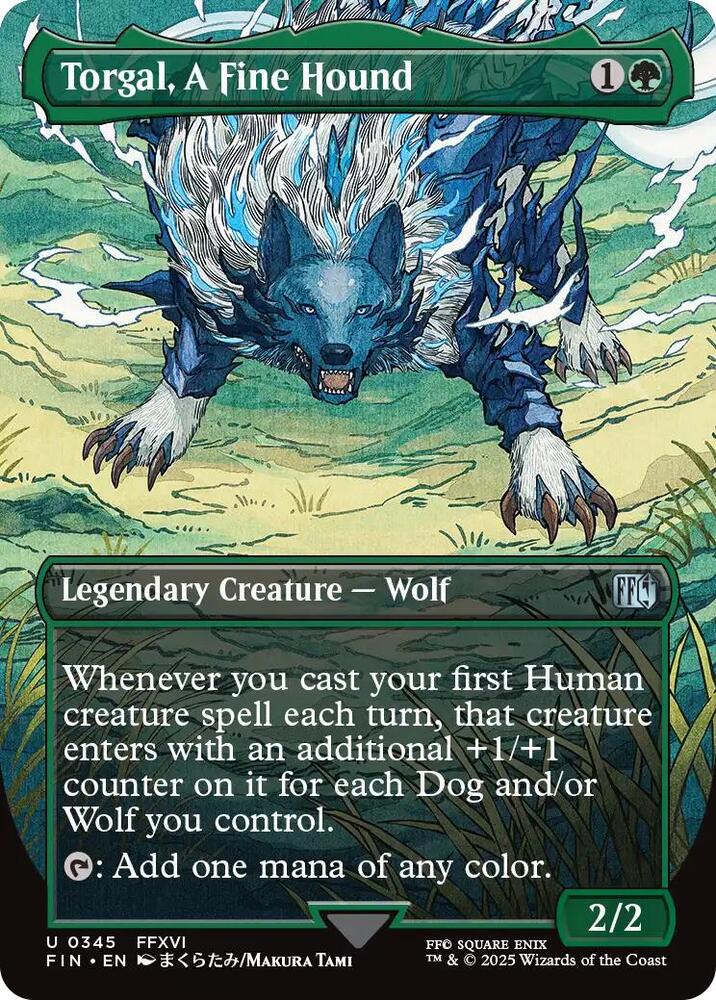 Torgal, A Fine Hound (Borderless) [FINAL FANTASY]