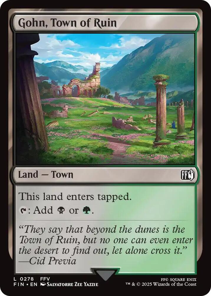 Gohn, Town of Ruin [FINAL FANTASY]