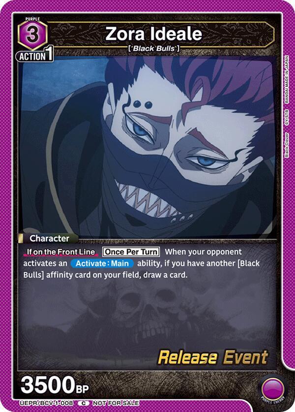 Zora Ideale (UEPR/BCV-1-008) [UE08BT: Black Clover Release Event Cards]