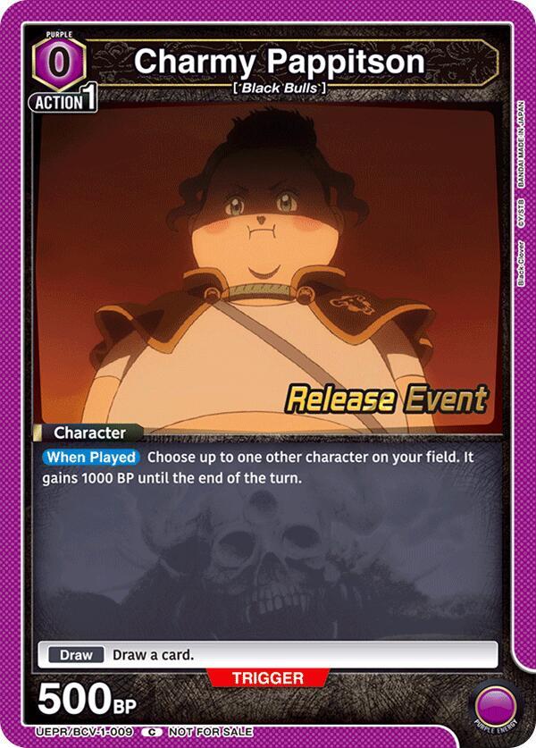 Charmy Pappitson (009) (UEPR/BCV-1-009) [UE08BT: Black Clover Release Event Cards]