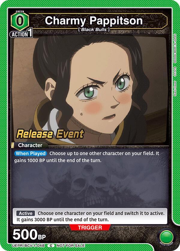Charmy Pappitson (048) (UEPR/BCV-1-048) [UE08BT: Black Clover Release Event Cards]