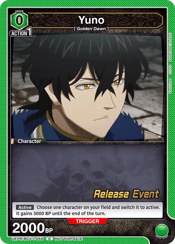 Yuno (055) (UEPR/BCV-1-055) [UE08BT: Black Clover Release Event Cards]