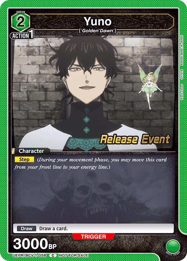 Yuno (056) (UEPR/BCV-1-056) [UE08BT: Black Clover Release Event Cards]