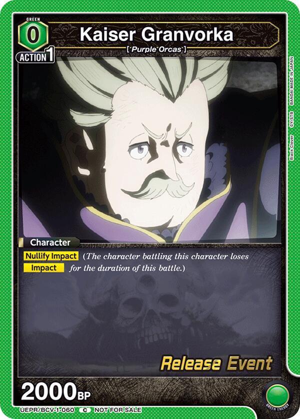 Kaiser Granvorka (UEPR/BCV-1-060) [UE08BT: Black Clover Release Event Cards]