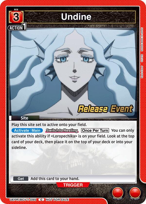 Undine (UEPR/BCV-1-095) [UE08BT: Black Clover Release Event Cards]