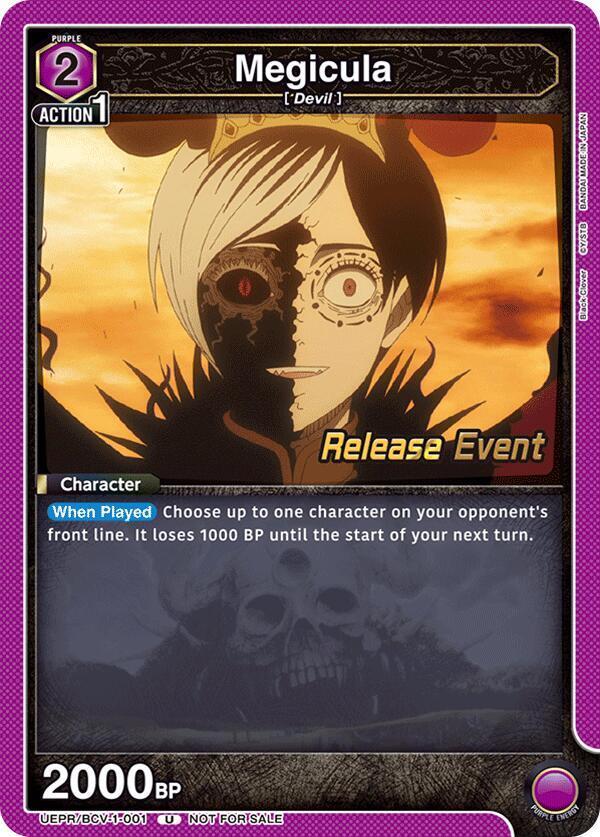 Megicula (UEPR/BCV-1-001) [UE08BT: Black Clover Release Event Cards]