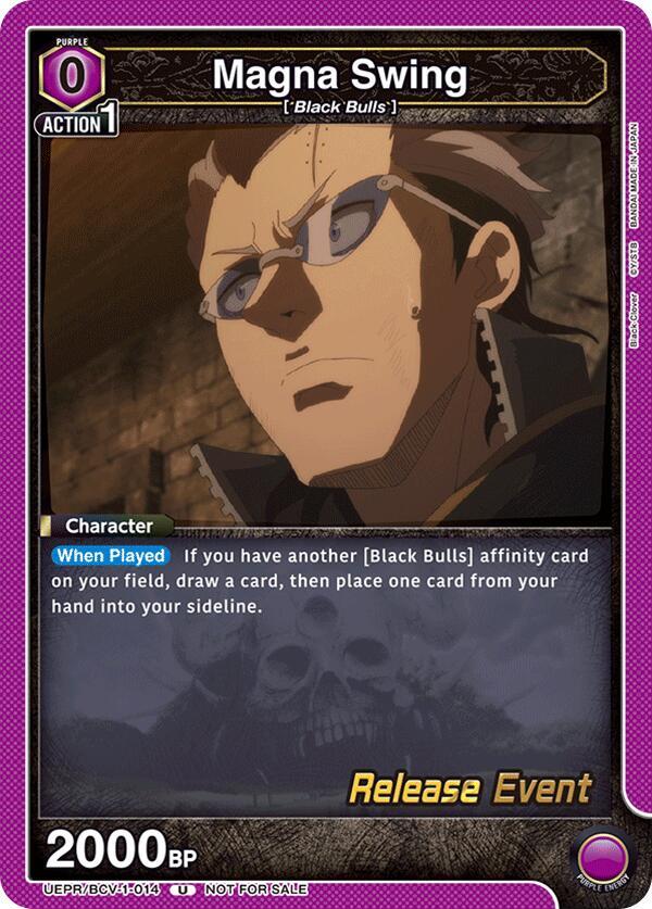 Magna Swing (UEPR/BCV-1-014) [UE08BT: Black Clover Release Event Cards]