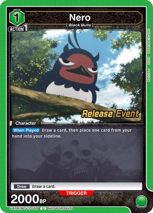 Nero (050) (UEPR/BCV-1-050) [UE08BT: Black Clover Release Event Cards]