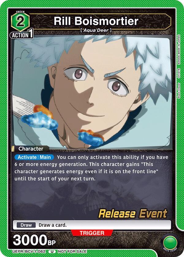 Rill Boismortier (UEPR/BCV-1-062) [UE08BT: Black Clover Release Event Cards]