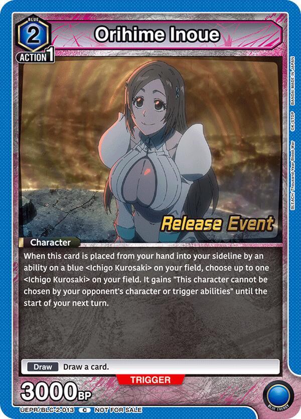 Orihime Inoue (013) (UEPR/BLC-2-013) [UEX01BT: BLEACH: Thousand-Year Blood War Vol.2 Release Event Cards]