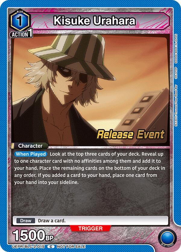 Kisuke Urahara (015) (UEPR/BLC-2-015) [UEX01BT: BLEACH: Thousand-Year Blood War Vol.2 Release Event Cards]
