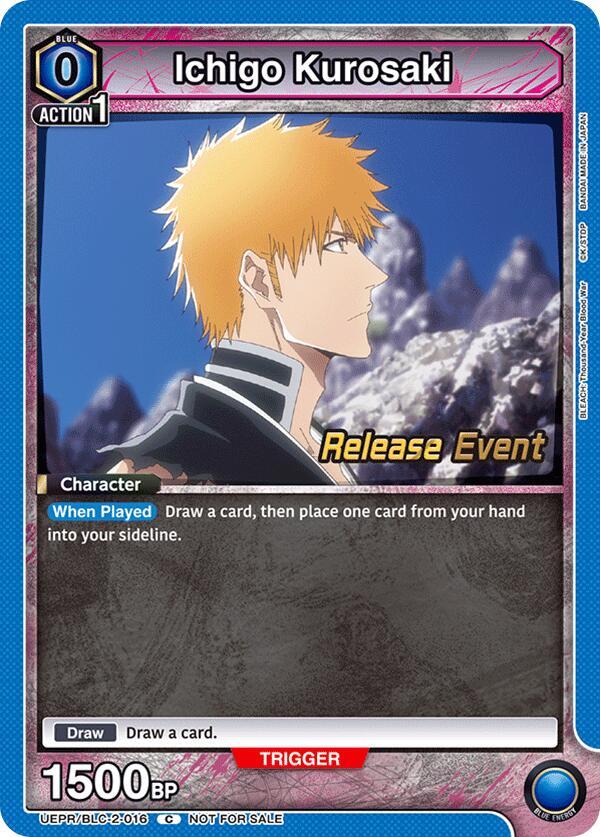 Ichigo Kurosaki (016) (UEPR/BLC-2-016) [UEX01BT: BLEACH: Thousand-Year Blood War Vol.2 Release Event Cards]