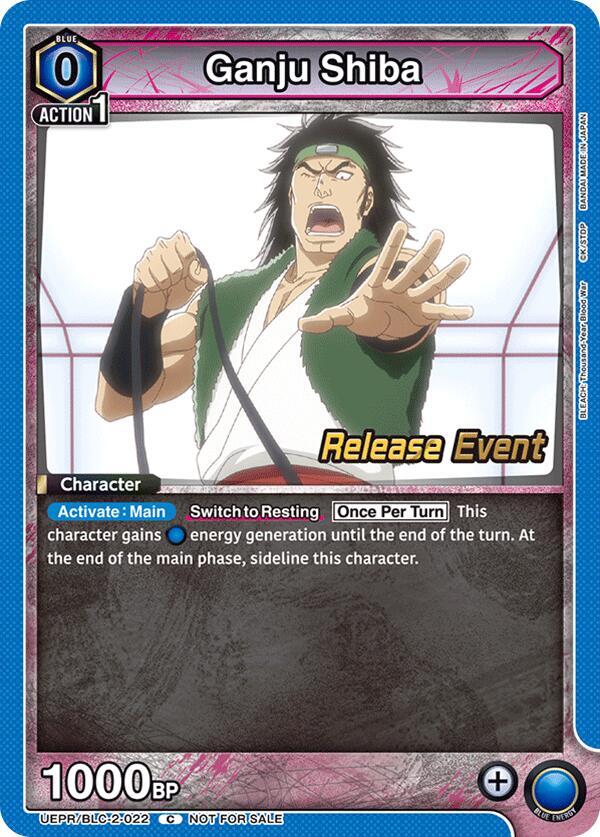 Ganju Shiba (UEPR/BLC-2-022) [UEX01BT: BLEACH: Thousand-Year Blood War Vol.2 Release Event Cards]