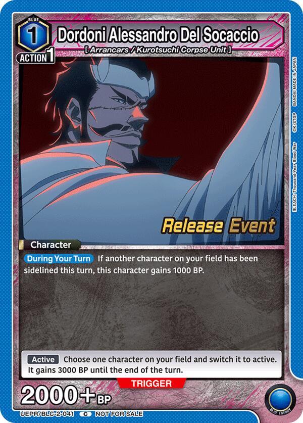 Dordoni Alessandro Del Socaccio (UEPR/BLC-2-041) [UEX01BT: BLEACH: Thousand-Year Blood War Vol.2 Release Event Cards]