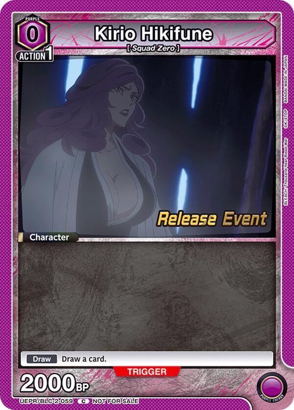 Kirio Hikifune (UEPR/BLC-2-059) [UEX01BT: BLEACH: Thousand-Year Blood War Vol.2 Release Event Cards]