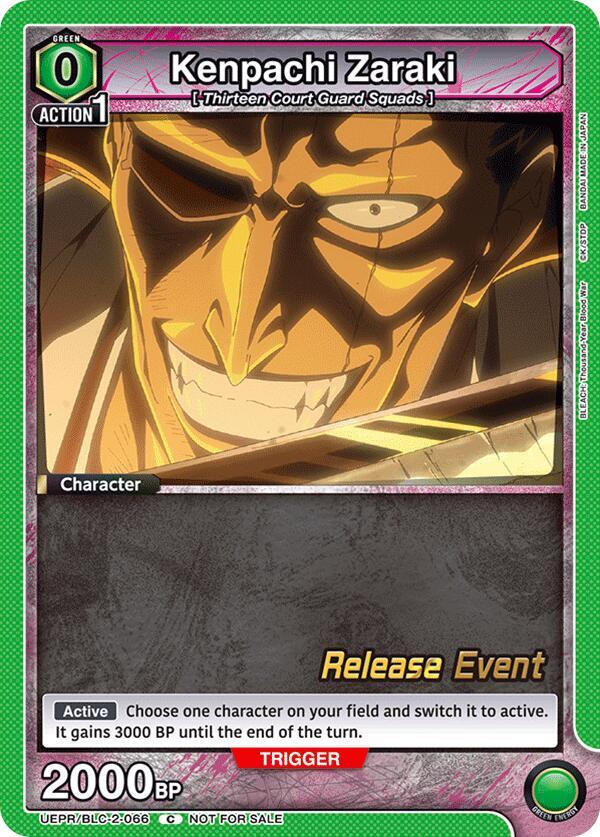 Kenpachi Zaraki (066) (UEPR/BLC-2-066) [UEX01BT: BLEACH: Thousand-Year Blood War Vol.2 Release Event Cards]