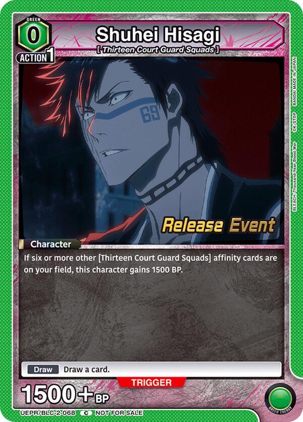 Shuhei Hisagi (UEPR/BLC-2-068) [UEX01BT: BLEACH: Thousand-Year Blood War Vol.2 Release Event Cards]