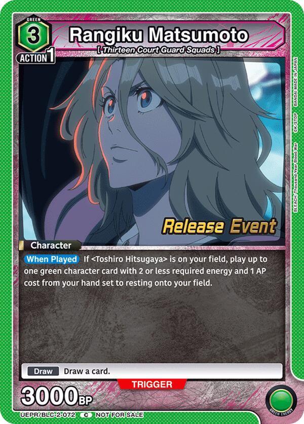 Rangiku Matsumoto (UEPR/BLC-2-072) [UEX01BT: BLEACH: Thousand-Year Blood War Vol.2 Release Event Cards]